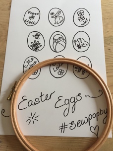 Sew Pop By Easter egg pattern